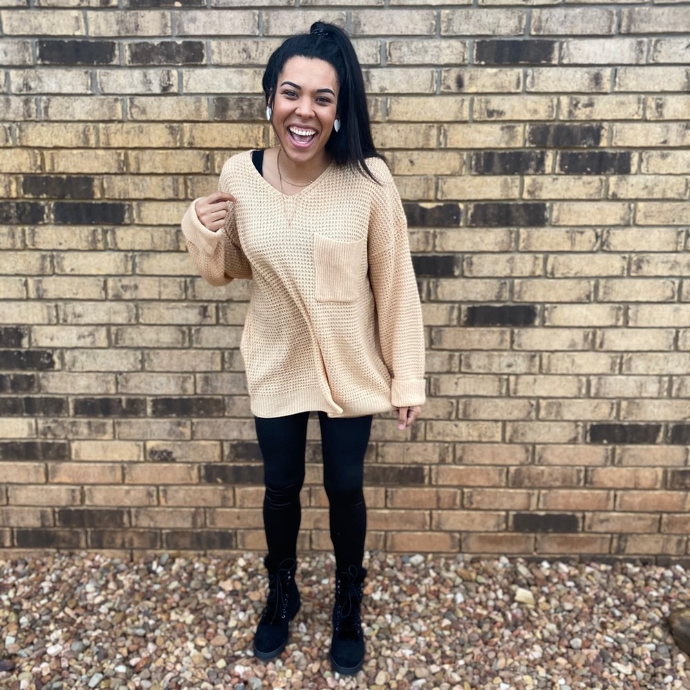 Oversized Knit Light Weight Sweater